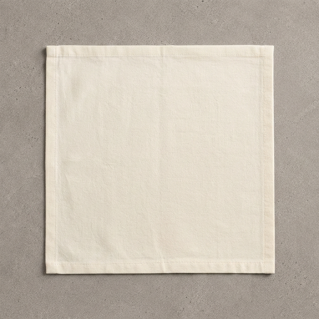Ivory White Napkins | Set of 4 Arzorra