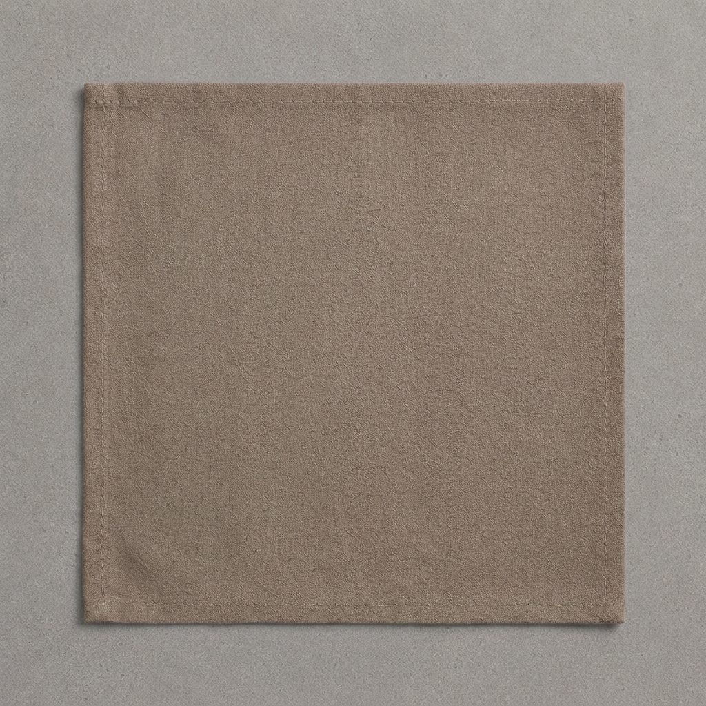 Mocha Brown Napkins | Set of 4 Arzorra