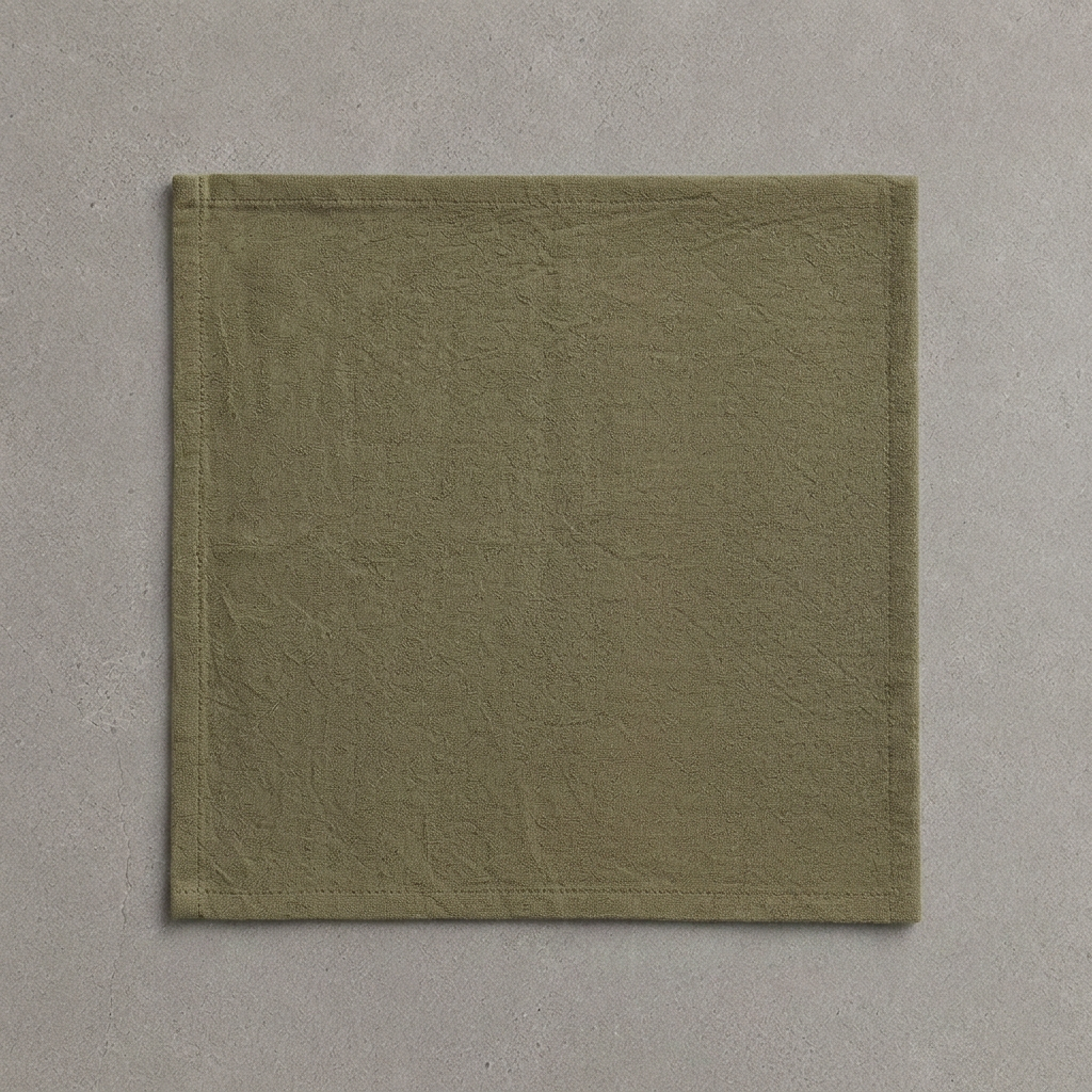Olive Green Napkins | Set of 4 Arzorra