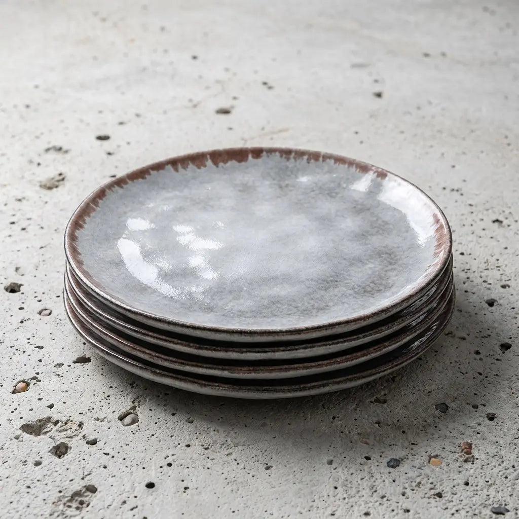 ELARA Dessert Plates – Set of 4 Arzorra